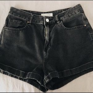 Black Pacsun Mom Shorts